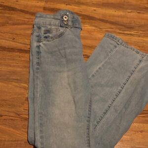 Celebrity Pink Light Blue Flare Jeans